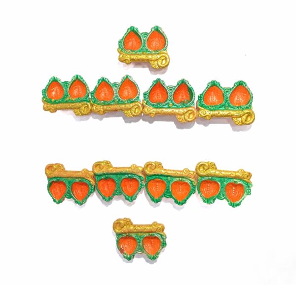 Clay Diyas for Diwali Set of 10