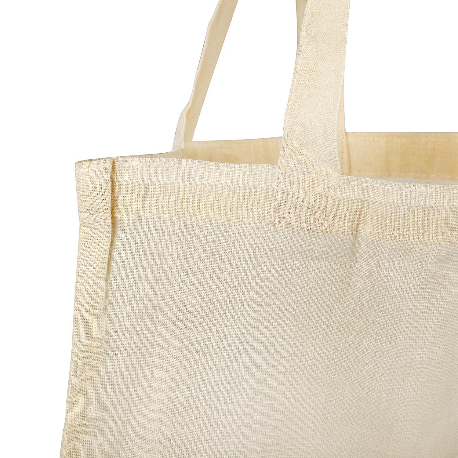 Cotton Shopping Bags x13 x 15 Bulk Order for Grocery Shops - No