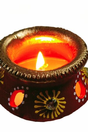 Decorative Terracotta Matki Diyas