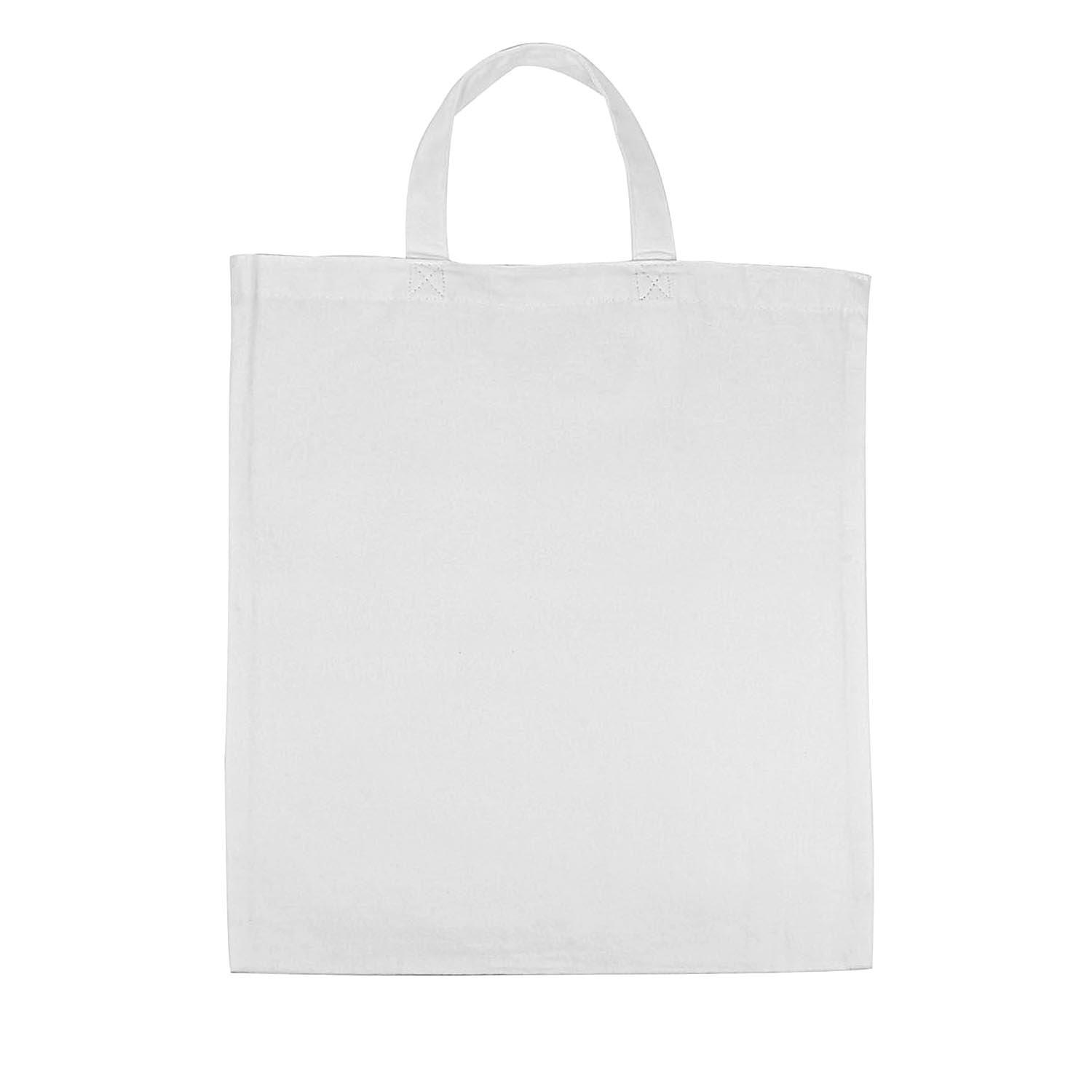 White Plain Canvas Bag easy to carry bag - No Plastic Shop