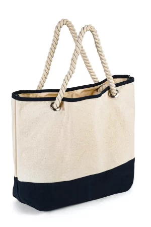 Cotton Tote Bag With Rope Handle