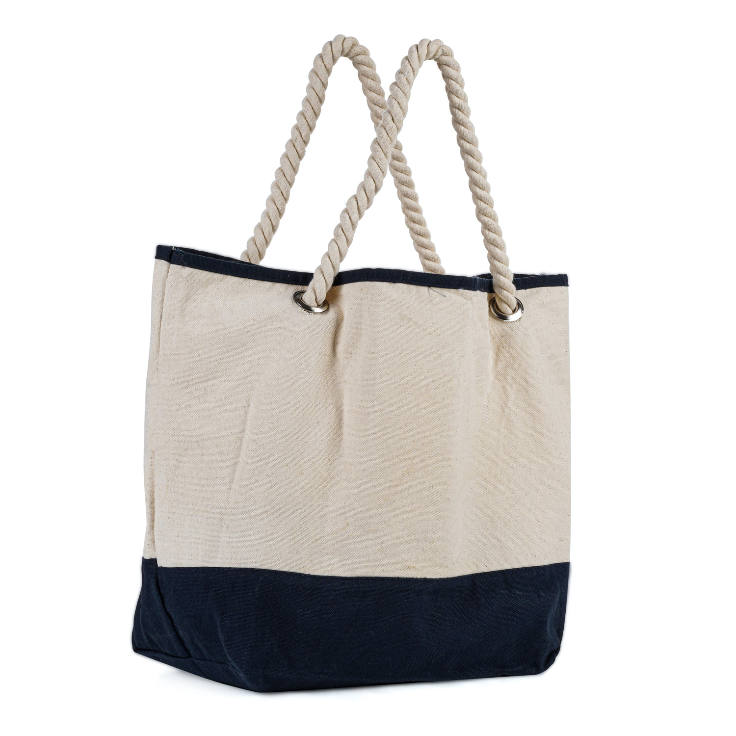 Cotton Tote Bag With Rope Handle - No Plastic Shop