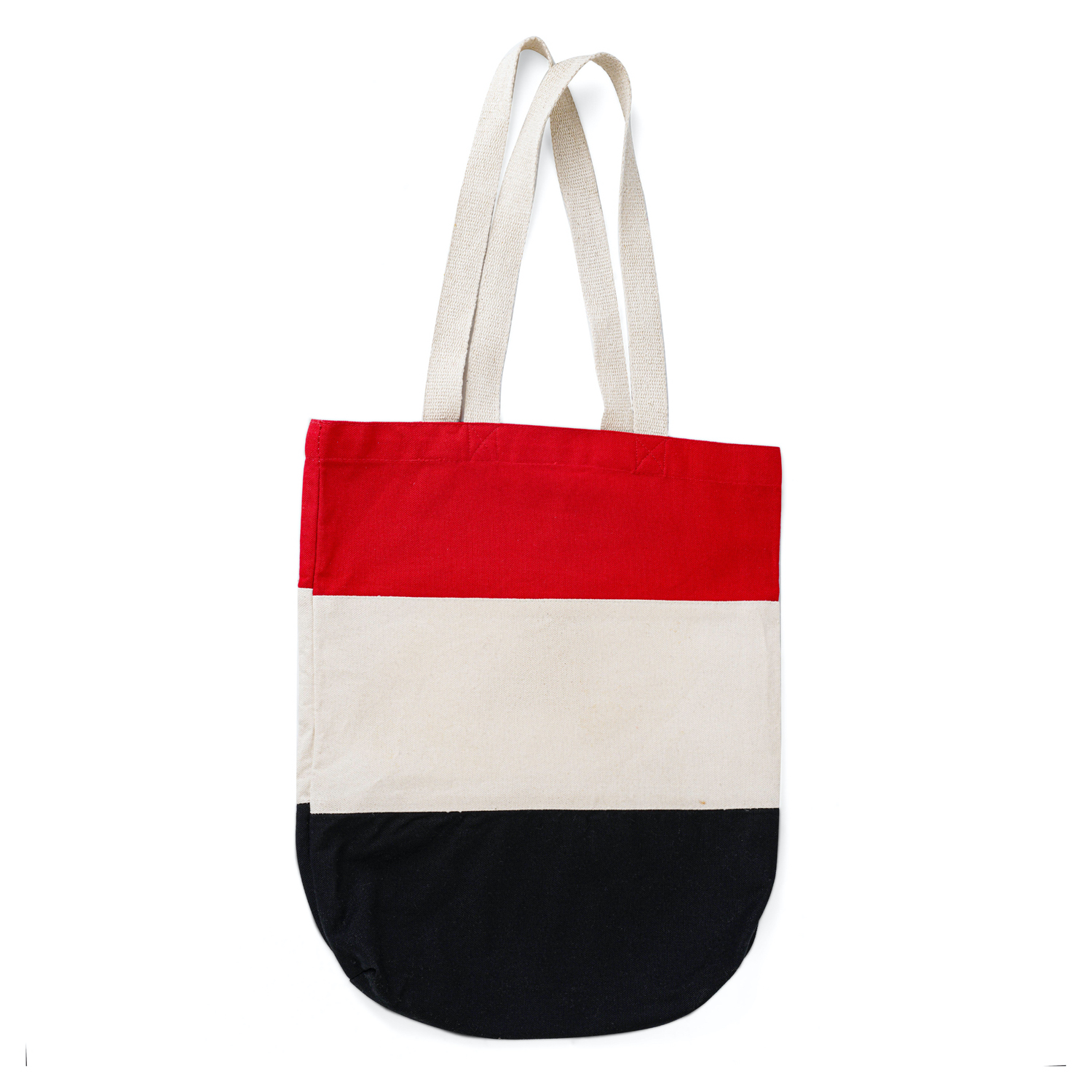 Canvas Shoulder Bag Tricolour Tote 14