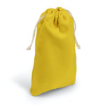 Yellow Canvas Drawstring Bags