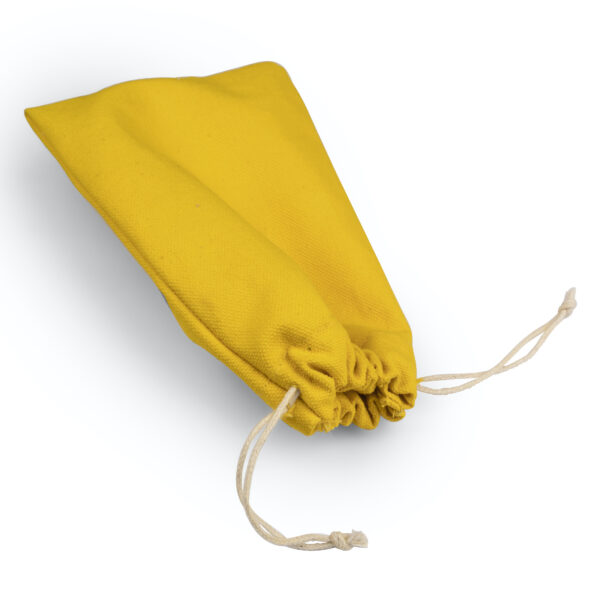 Yellow Canvas Pouch