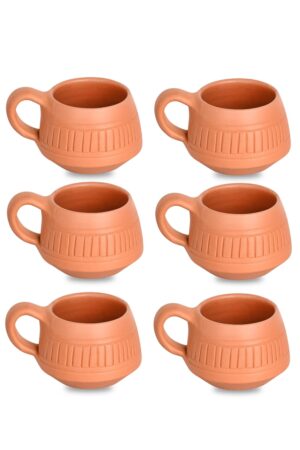 Terracotta Coffee Cup Set of 6