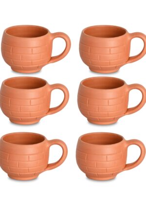 Terracotta Tea Cup Set of 6