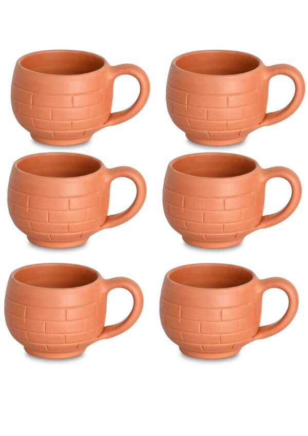 Terracotta Tea Cup Set of 6