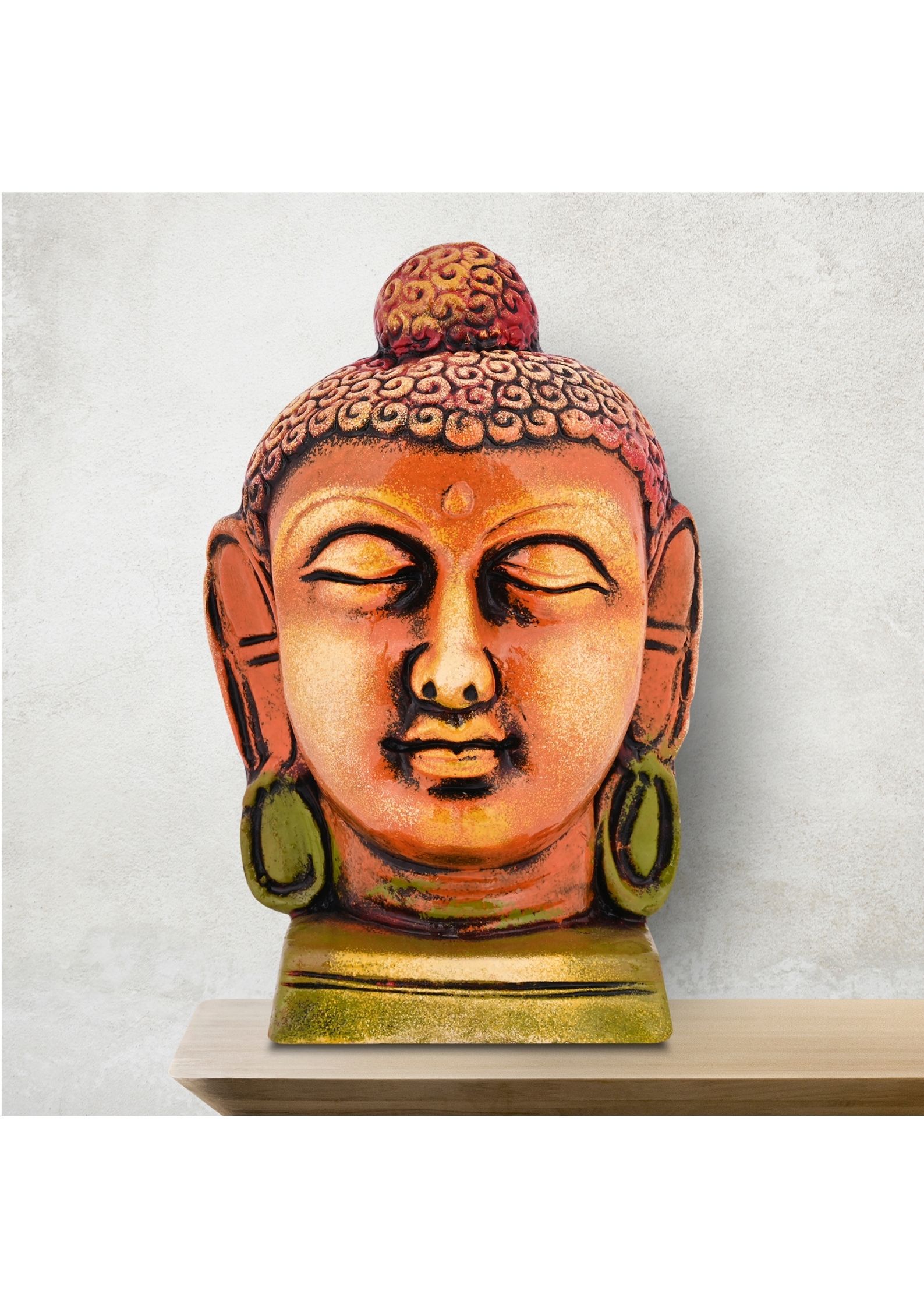 Buddha Statue For Home Decor 20 cm x 14 cm - No Plastic Shop