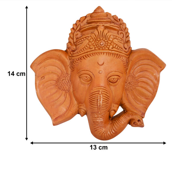 Ganesha Wall Hanging Terracotta Home Decor size