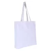 Gusset Tote Bag White