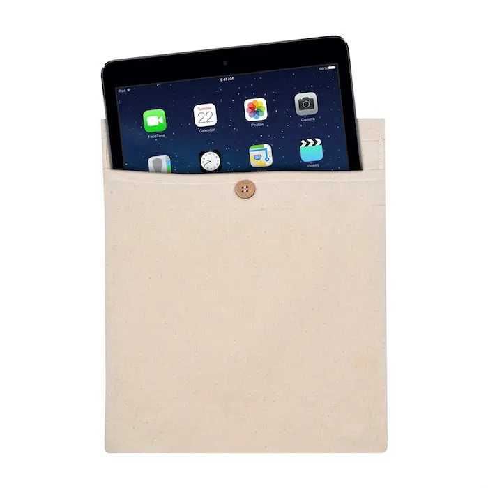iPad Cover Cotton Flap Bags (5 Count) 12" x 12" 2 ipad cotton cover bag
