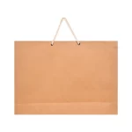 Kraft Paper Brown Bags (5 Count) 12"x9"x3" 7 Paper Bag Horizontal