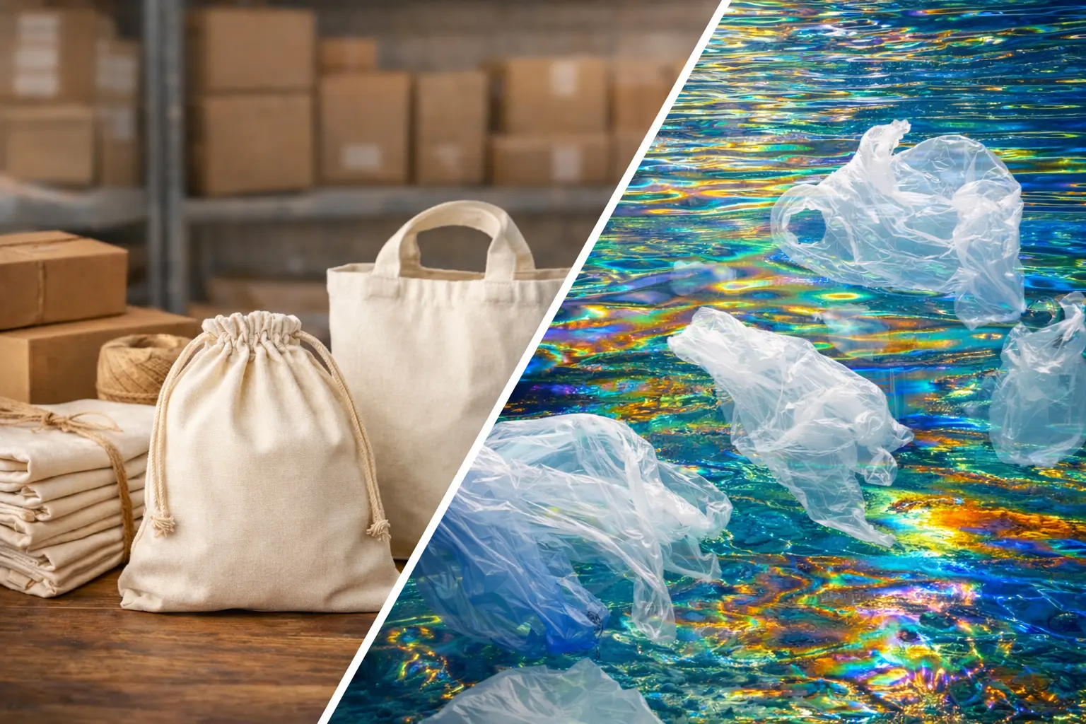 Cotton Bags VS Ocean Pollution