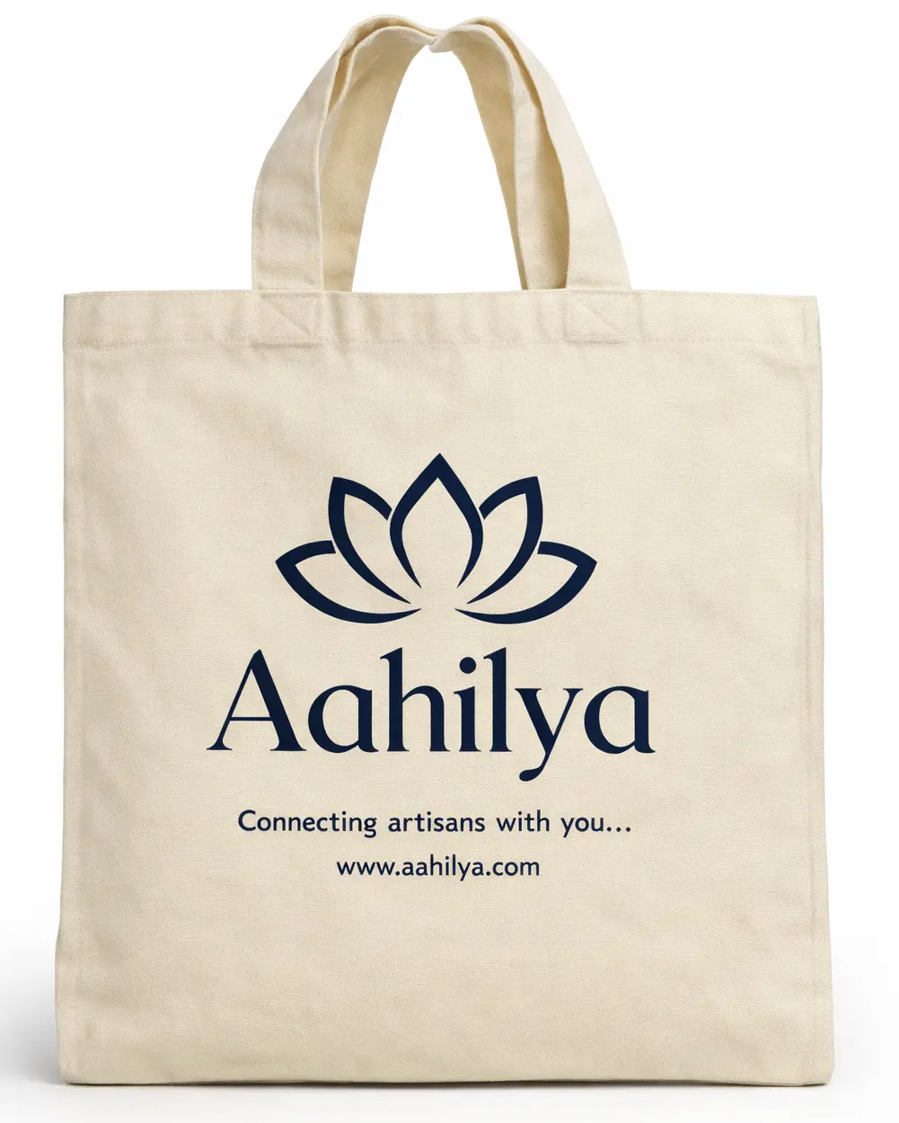 Custom printed cotton tote bags